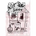 Woodware Clear Magic Stamps - Home Collage