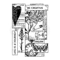 Woodware Clear Magic Stamps - Layered Collage