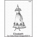 Our Daily Bread Cling Stamps 5"X3.5" Elizabeth