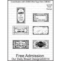 Our Daily Bread Clear Stamps 4.5"X8.5" Free Admission