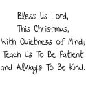 Gourmet Rubber Stamps Cling Stamps 2.75"X4.75" Bless Us Lord Thi