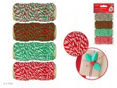 Holiday Essentials: Bakers Twine 4 Spools (4x10m) - Festive