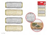 Holiday Essentials: Bakers Twine 4 Spools (4x10m) - Bling