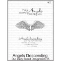 Our Daily Bread Cling Stamps 5"X3.5" Angels Descending