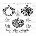 Our Daily Bread Cling Stamps 5"X6.75" Delightful Decorations Set
