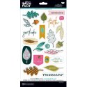 Illustrated Faith Gratitude Documented Chipboard Stickers Icons