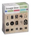 Image Tree Stamps - Melissa Baxter Collage Numbers