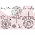 Woodware Clear Magic Stamps - Loopy Flowers