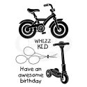 Woodware Clear Magic Stamps - Kid's Trikes