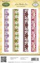 JustRite Stampers Cling Stamp Set - Lace Borders 2