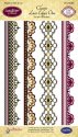 JustRite Stampers Clear Stamp Set - Classic Lace Edges One