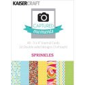 Kaisercraft Captured Moments DS Cards 3"X4" - Sprinkles