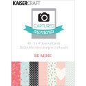 Kaisercraft Captured Moments DS Cards 3"X4" - Be Mine