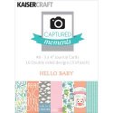 Kaisercraft Captured Moments DS Cards 3"X4" - Hello Baby