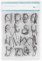 KaiserCraft Clear Stamps Set - Doodled Font
