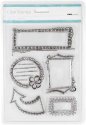 KaiserCraft Clear Stamps Set - Doodled Frames