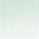 Kaisercraft Lilac Whisper Foiled Cardstock - Aqua W/Silver