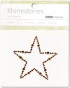 Kaisercraft Self-Adhesive Rhinestones - Star Copper