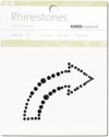 Kaisercraft Self-Adhesive Rhinestones - Curved Arrow Black