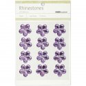Kaisercraft Self-Adhesive Flower Rhinestones 12/Pkg-Lilac