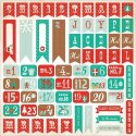 KaiserCraft Sticker Sheet Gingerbread - Advent Numbers