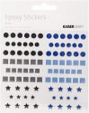 Kaisercraft Epoxy Dots & Shapes Stickers Steel