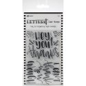 Ranger Letter It Clear Stamp Set 4"X6" - Hey You