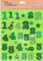 K&Company Life's Little Occasions Sticker Medley-Numbers Green