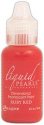 Liquid Pearls Glue .5 Ounce Bottle - Ruby Red