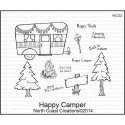 North Coast Creations Cling Rubber Stamps 5"X6.75" Happy Camper