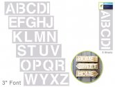 Color Factory: 3" Alphabet Stencil 6-Sht Set