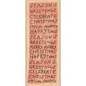 Penny Black Mounted Rubber Stamp 2.25"X6" Merry Moments