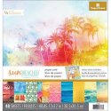 Paper House Paper Pad 12"X12" 48/Pkg Sun Drenched