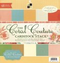 DCWV Coral Couture Cardstock Stack 12" x 12" - 48 sheets