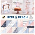 DCWV Double-Sided Cardstock Stack 12"X12" 36/Pkg Peri & Peach