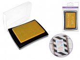 Forever in Time Pigment Stamp Ink Pad 1.5"x2.5" - Gold Metallic