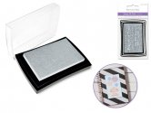 Forever in Time Pigment Stamp Ink Pad 1.5"x2.5" - Silver Metalli