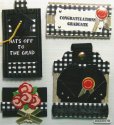 Handmade Embellished Stickers - Congratulations Graduate