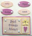 Handmade Embellished Stickers - Best Friends Always