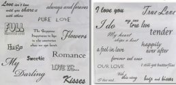 Vellum Phrases - Love & Romance