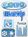 Handmade Stickers - 4 Seasons - Winter Cold