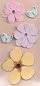 Embellishment Stickers - Glitter Flowers