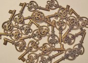 Metal Embellishments-Bronze Antique Keys