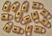 Metal Embellishments-Bronze Locks Mini