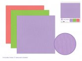 Forever in Time Textura Select Cardstock x3 12"x12"- Bubblegum