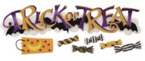 Jolee's Boutique Title Waves - Trick Or Treat