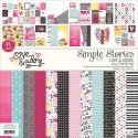 Simple Stories Single-Sided Paper Pad 12"X12" 48/Pkg Love & Ador