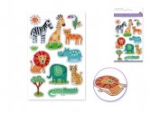 Forever In Time 3D Puffy Stickers Glossy - Safari