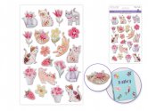 Forever In Time Foil Fun Stickers - Cat Frolic