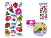 Forever In Time 3D Sequin Puffy Stickers - Sweet Treats